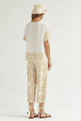 ETHNIC PRINT WIDE TOP